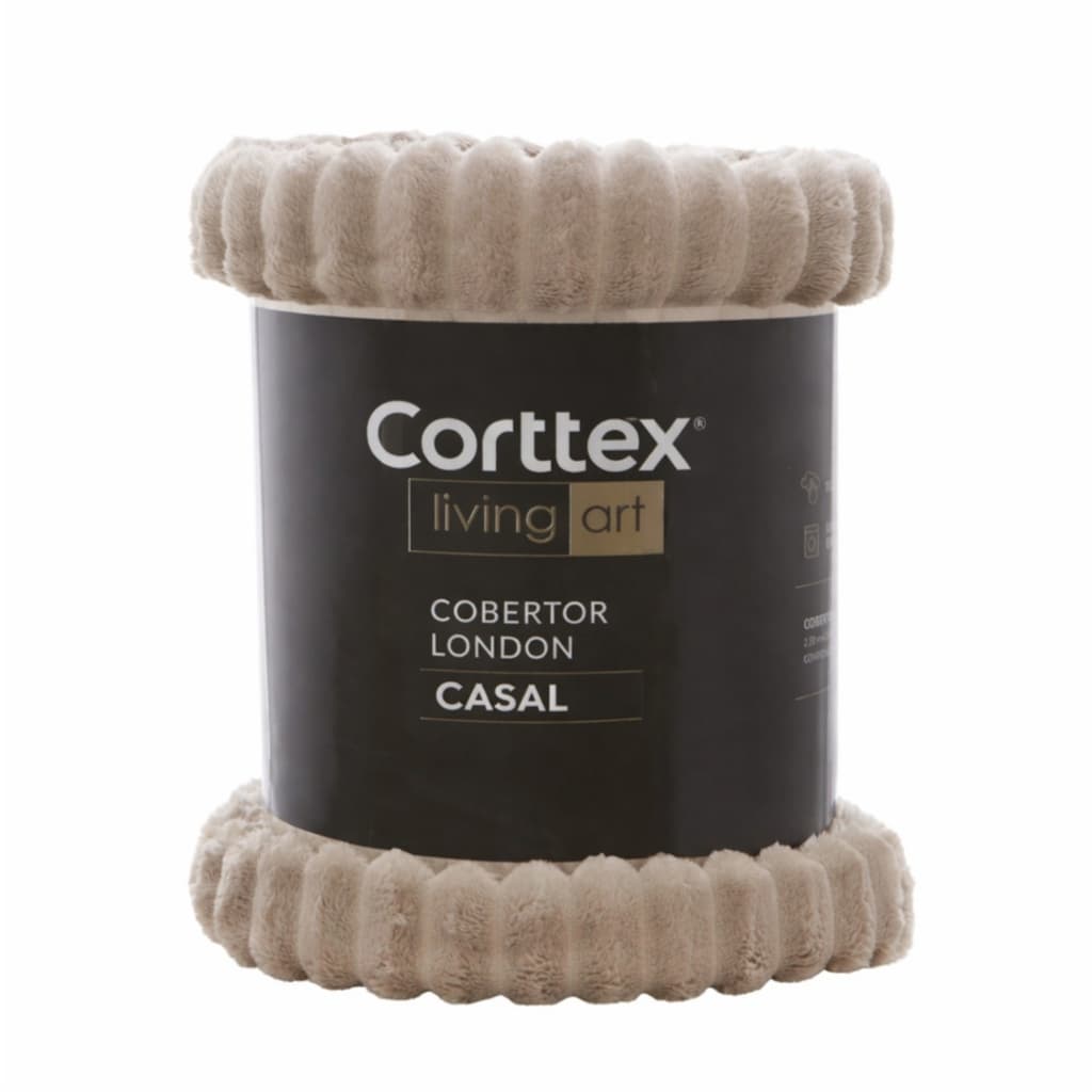 Cobertor Casal 2.20m x 1.80m Velour Toque Macio Coberta Zermatt 3D Relevo Super Soft Premium Corttex