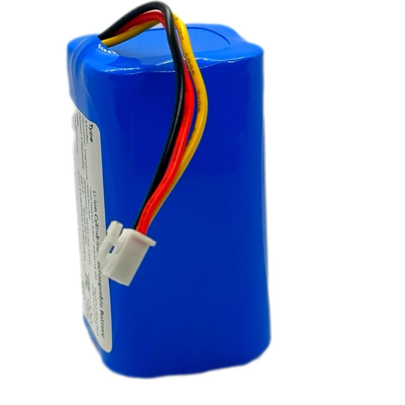 Bateria azul para robô aspirador Kabum 700 com conexões de fios