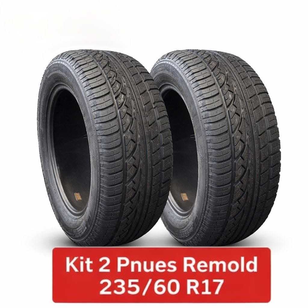 Kit 2 Pneus Remold Black Tyre 235/60 R17 Primacy Aro 17