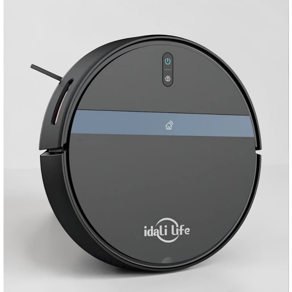 Robô Aspirador Idali Life DF-ILR066 Preto com Aplicativo e Sensor Antiquedas 127/220V