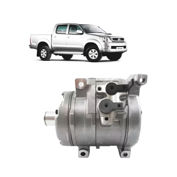 Toyota Hilux em fundo branco