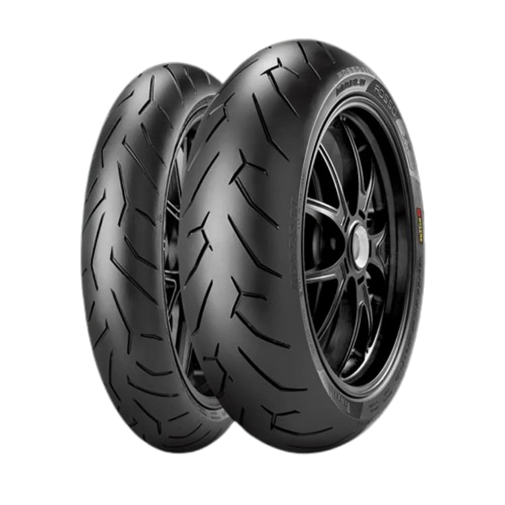 KIT 2 PNEUS ARO 17 PIRELLI DIABLO ROSSO 2 - 110/70 R17 54H + 140/60 R17 66H TL