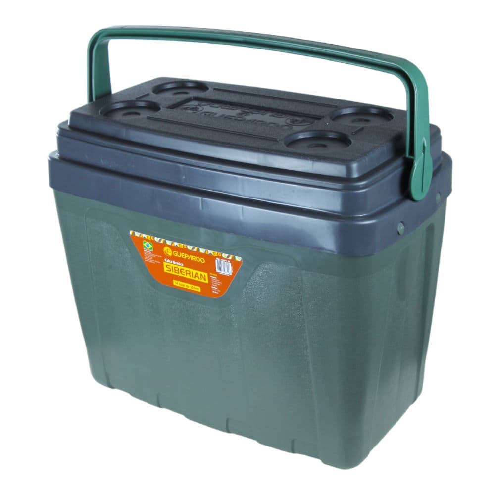 Caixa Térmica Cooler Siberian 25 Litros Guepardo Capacidade de 34 Latas