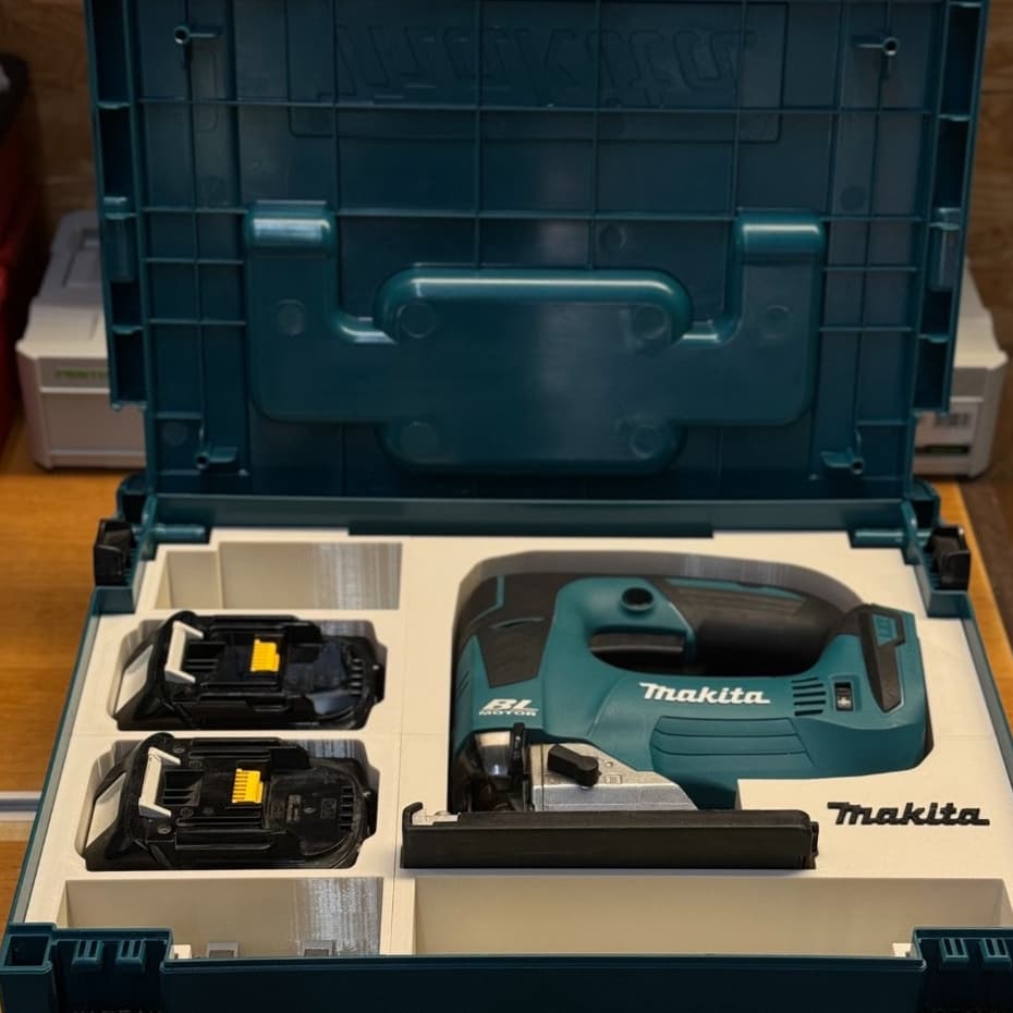 Makita No. 1 caixa de ferramentas acessórios caixa de ferramentas forro caixa de ferramentas adequada para Makita DJV182