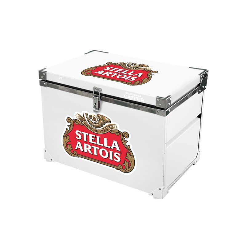 Caixa Térmica 70 Litros  Branco Cervejas
