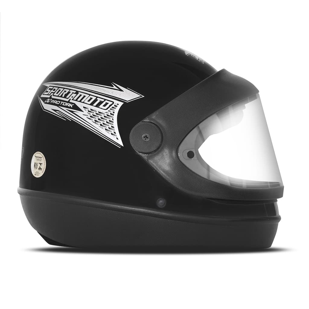 Capacete Fechado Masculino e Feminino SM Sport Moto Simples Leve Pro Tork Envio Imediato Ideal Garupa Carona Passageiro