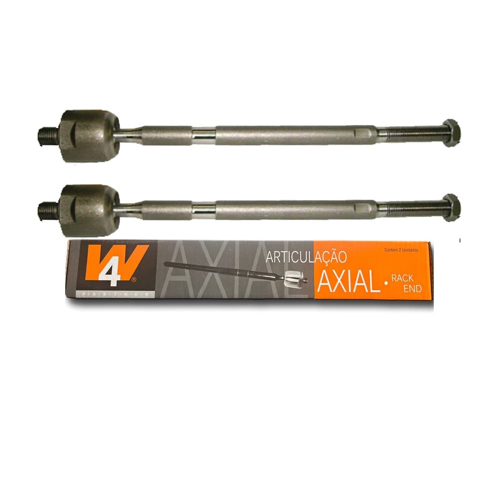 PAR ARTICULAÇÃO BRAÇO BARRA AXIAL FORD ESCORT 1983 A 1992, ESCORT 1993 A 1996 HOBBY, VERONA 1990 A 1992 DIREÇÃO MECANICA/ HIDRAULICA; VW APOLLO 1990 A 1992 DIREÇÃO MECANICA ARGENTINO 292 mm