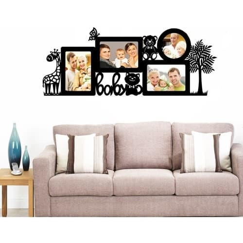 Adesivo Decorativo De Parede Porta Retrato Safari Baby
