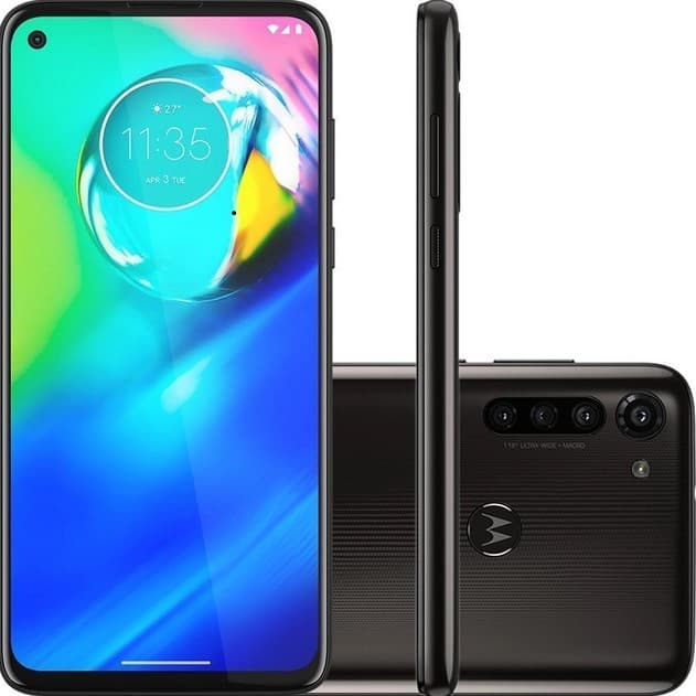 Smartphone Motorola Moto G8 Power com tela de 6,4 polegadas e câmera tripla na traseira