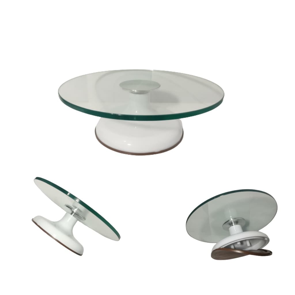 Forma de bolo bailarina de vidro profissional duplo rolamento para decorar bolo