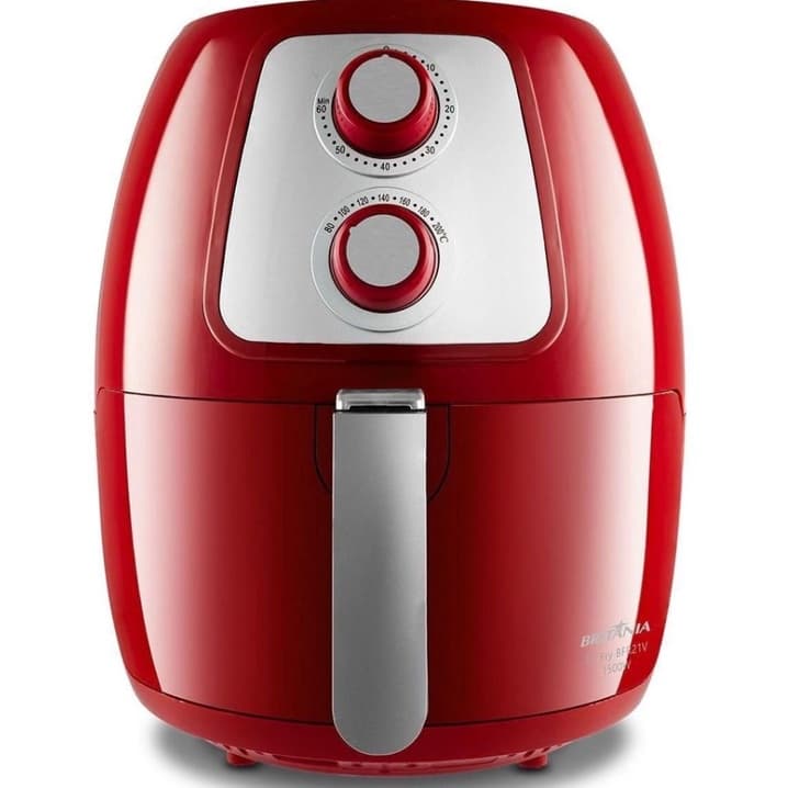 Fritadeira Elétrica Britânia Air Fry 4L Vermelha