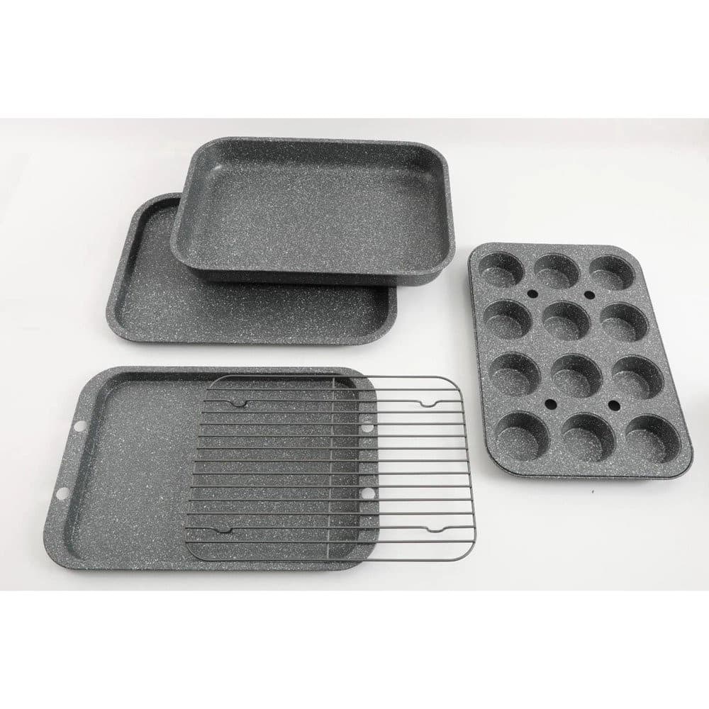 Conjunto de Assadeiras 5 Peças com Grelha Greystone Oster