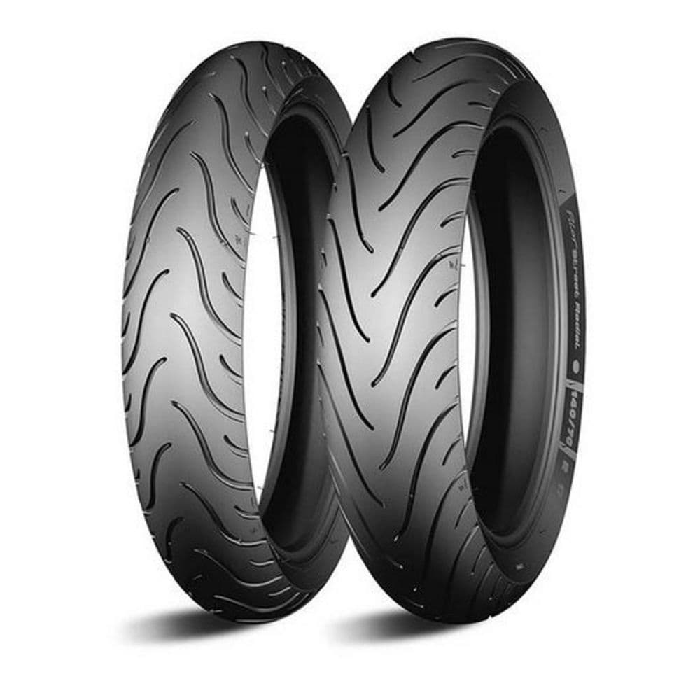 Par Pneu Moto Michelin PILOT STREET RADIAL 110/70 R17 + 140/70 R17 Sem Câmara MT03 R3 NINJA 300 Z300