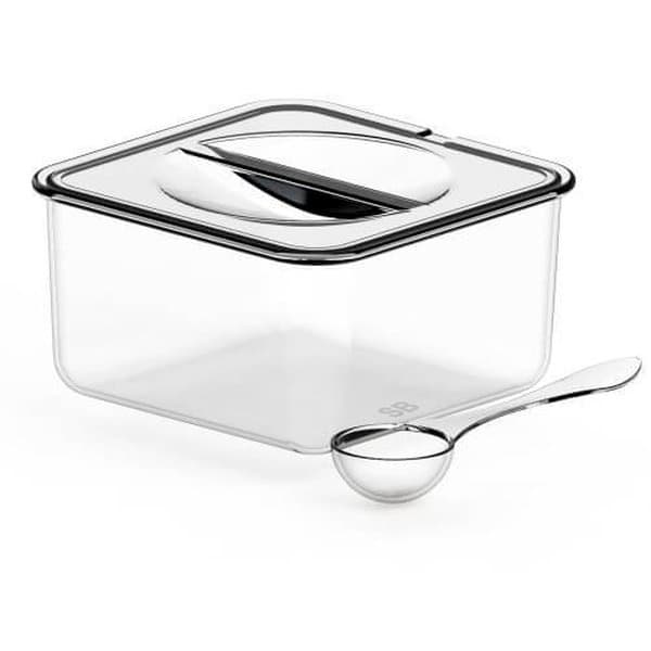 Cuba Gastronômica Acrílica ECO Com TAMPA E COLHER PARA SORVETERIA