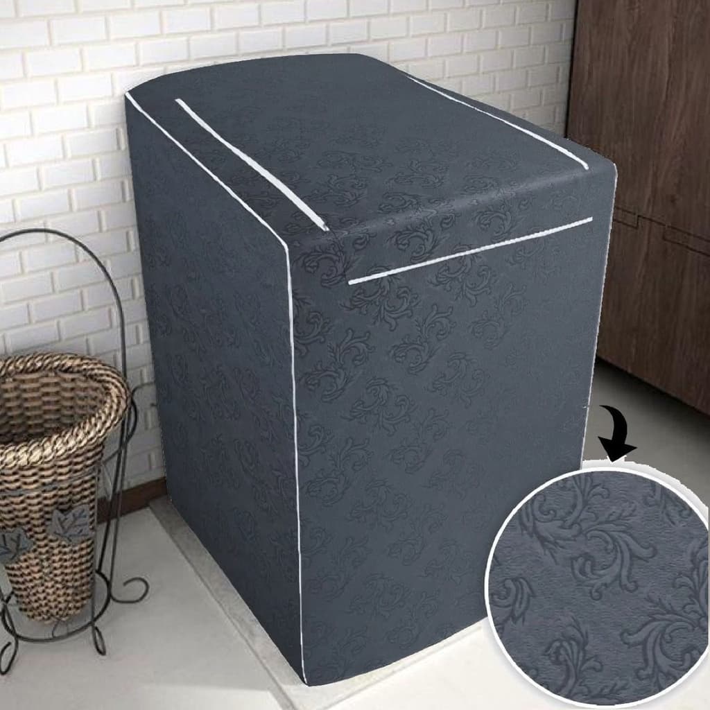 Capa para Máquina de Lavar Roupas Cinza Diversas Marcas 7kg 8kg 9kg