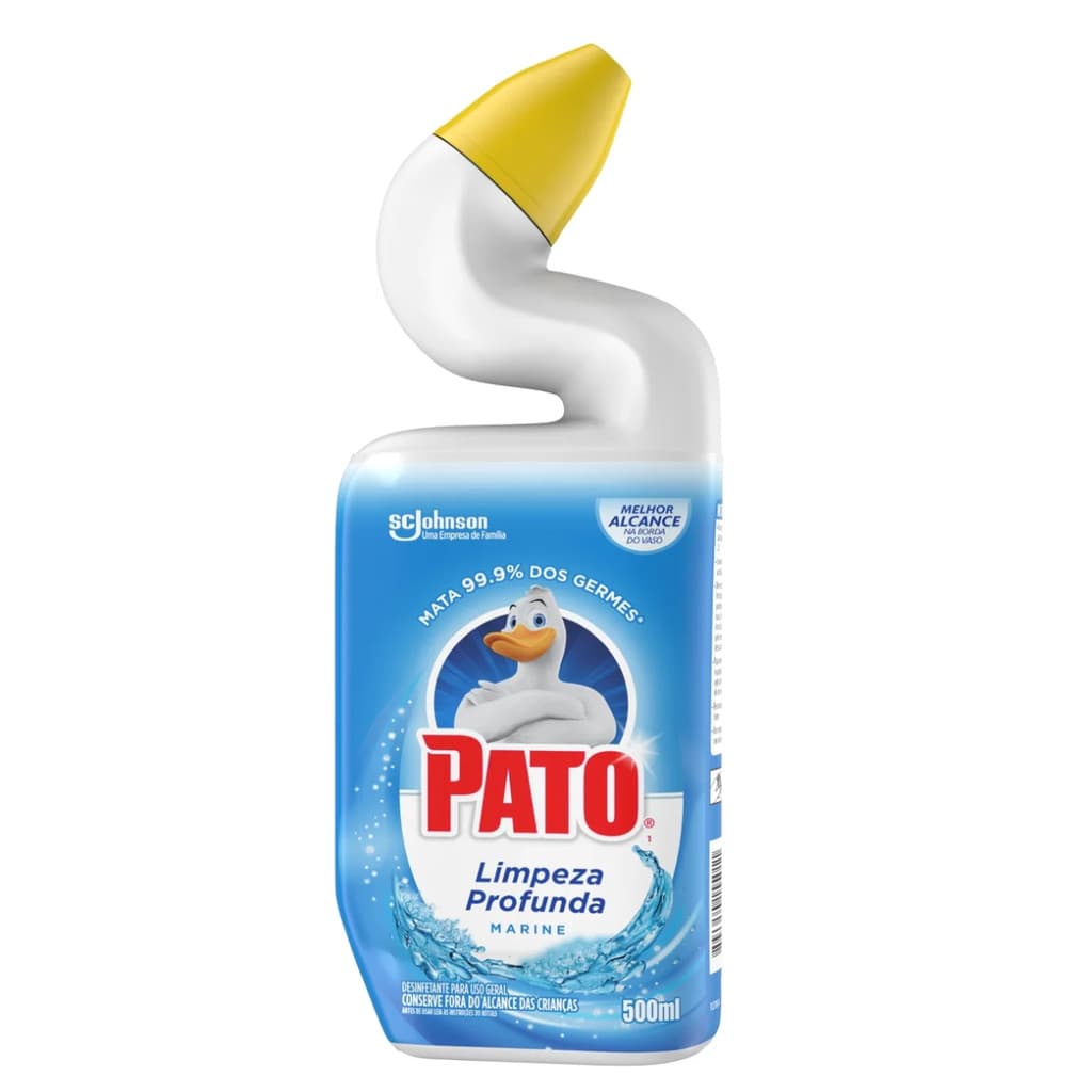 Limpador Sanitário Pato Limpeza Profunda Gel Marine 500ml