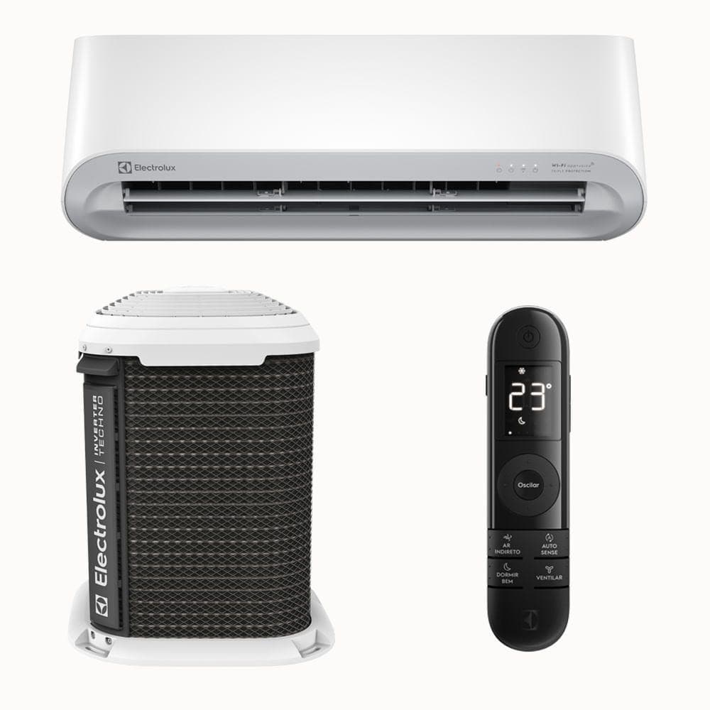 Ar Condicionado Split Hi Wall Electrolux Color 12.000 BTUs Frio 220V R-32 com controle remoto