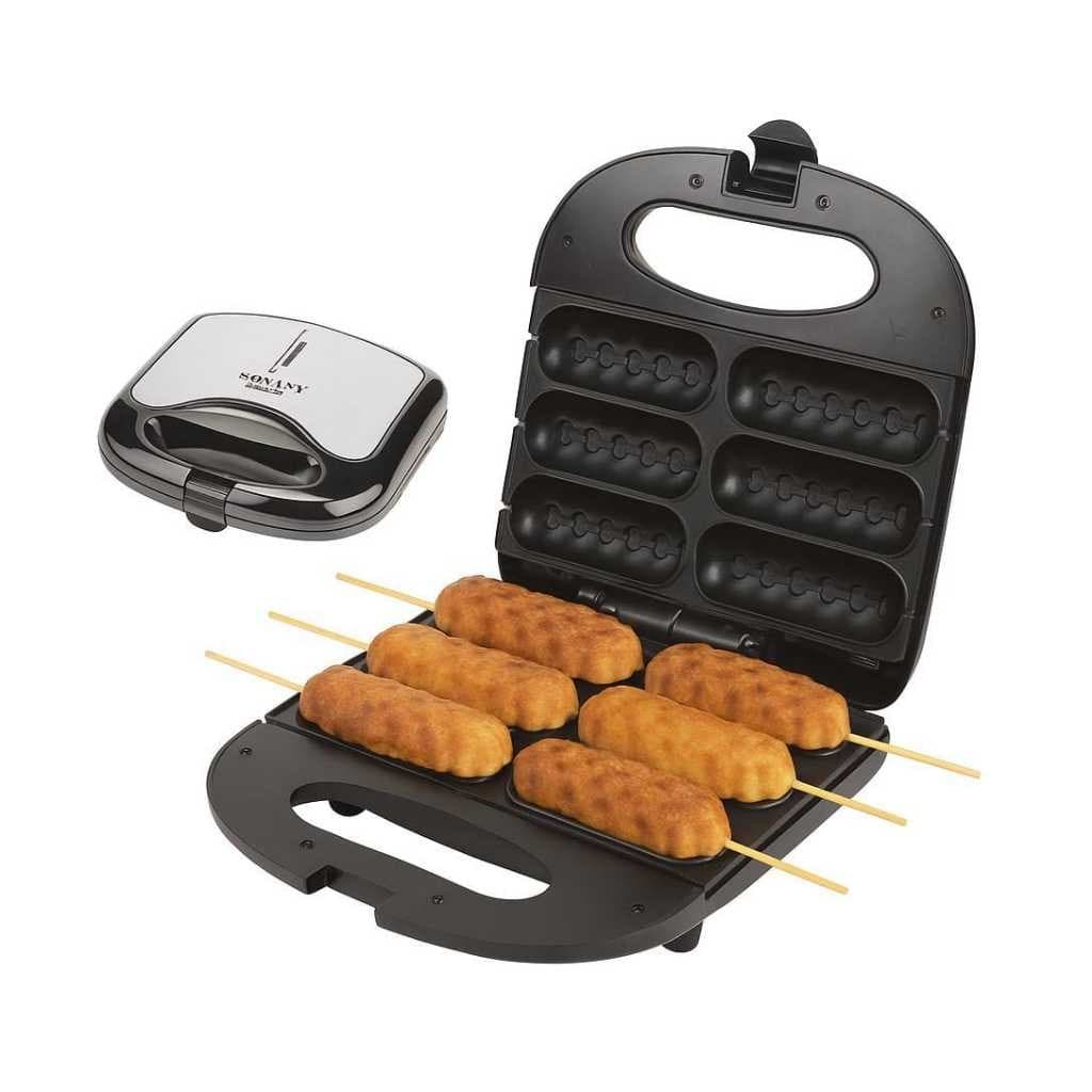 Máquina de Crepe Crepeira Elétrica Antiaderente Hot Dog Queijo Coalho Espetinho No Palito -220V