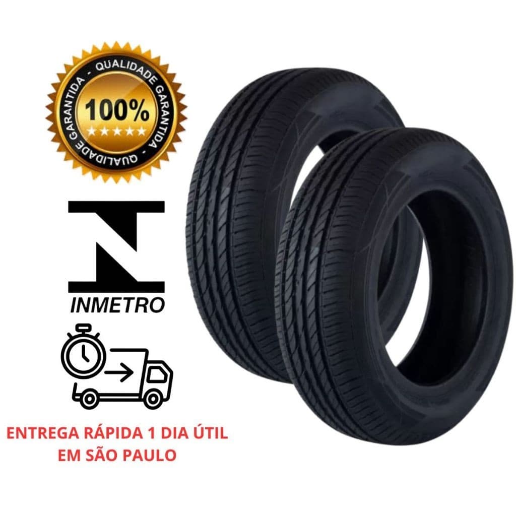 Kit Pneu Aro 15 - 175/65 R15 Remold Linha Premium Garantia Selo Inmetro Aro 15