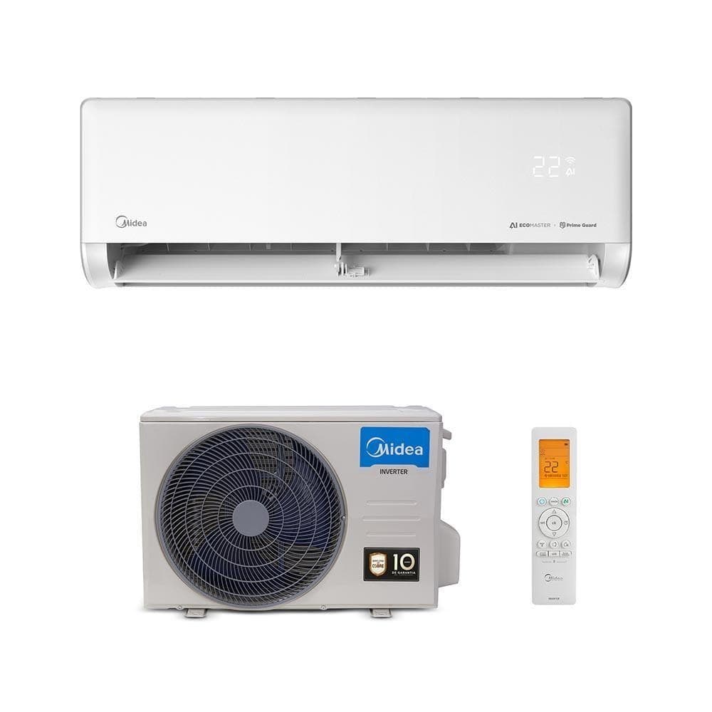 Ar Condicionado Midea Split Hi Wall Inverter Ai Ecomaster 18.000 Btus Frio R-32 220V