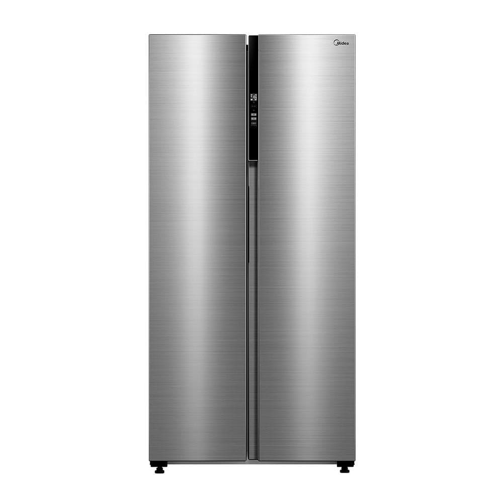Geladeira Midea MDRS598FGA042 Inox 442L Side by Side Smart Inverter Wi-Fi Economia