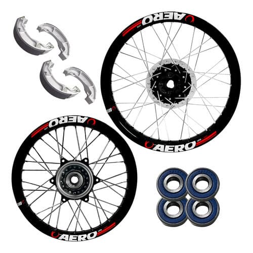 Par Roda Bros Aro Aero Viper Tambor Diamant Rolam/ Lona Inox