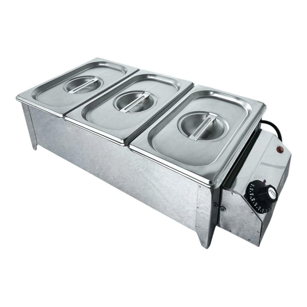 Buffet Rechaud 3 Cubas Elétrico Inox 127V Profissional