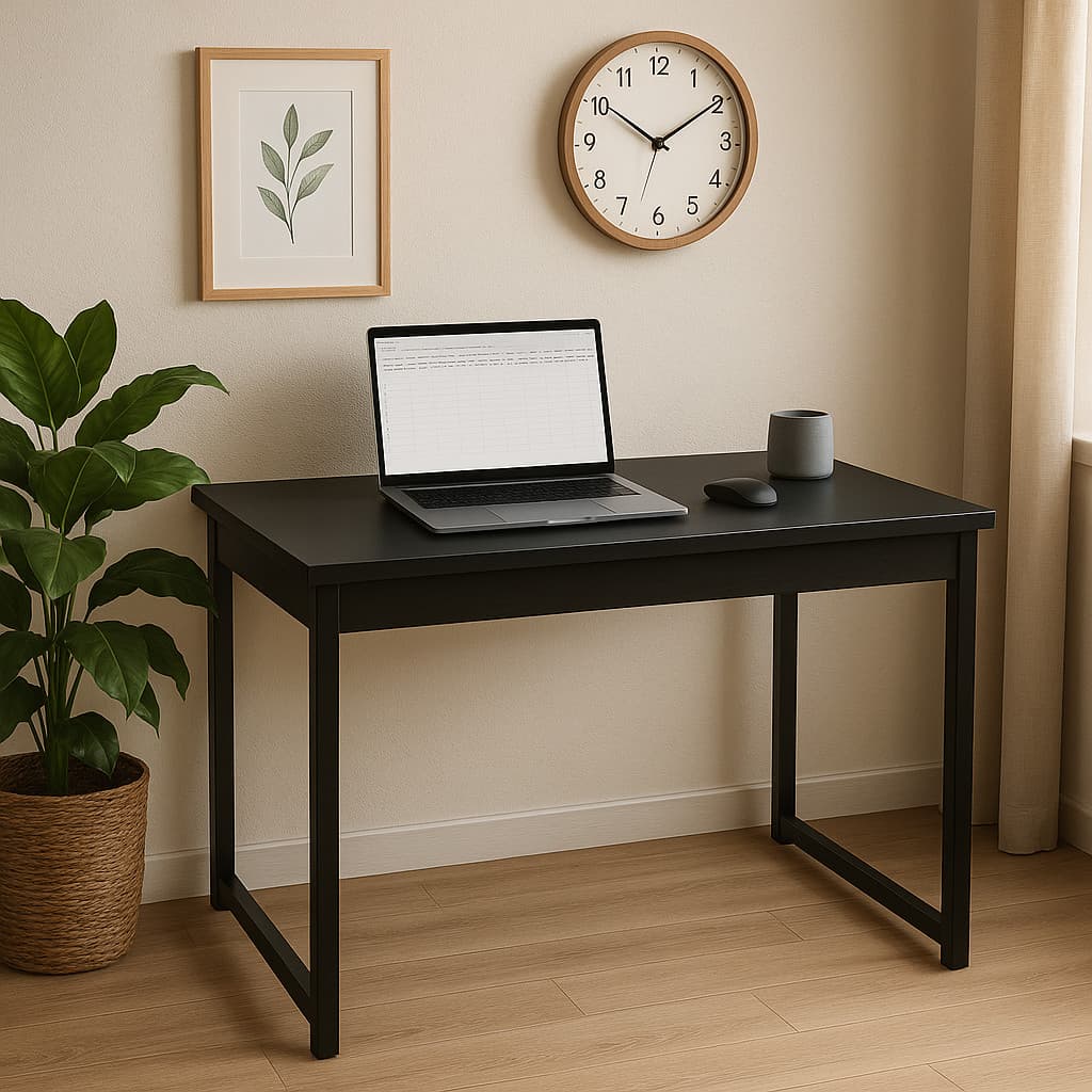 Mesa para home office Escrivaninha Industrial Quarto Notebook Escritorio Computador para estudos