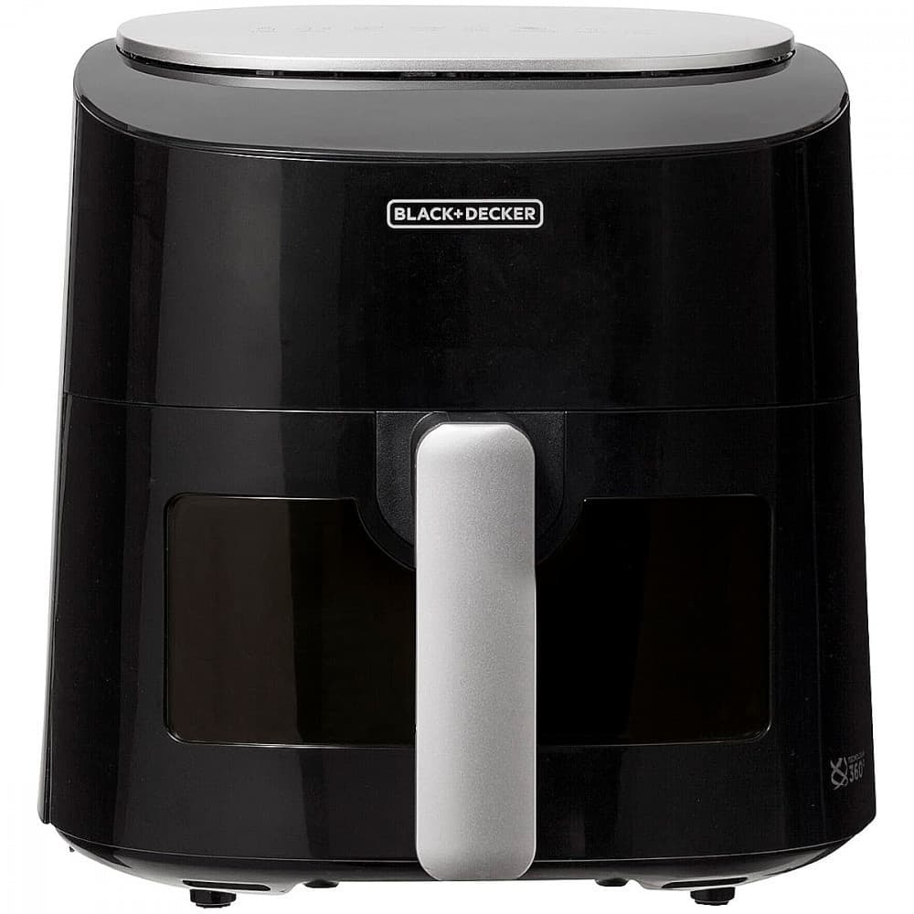 Fritadeira Elétrica Air Fryer Black + Decker sem Óleo 4.5 Litros 1200W, cor preta