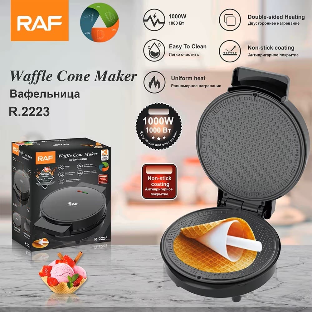 Maquina de Casquinha de Sorvete com Cone e Bastão 220V