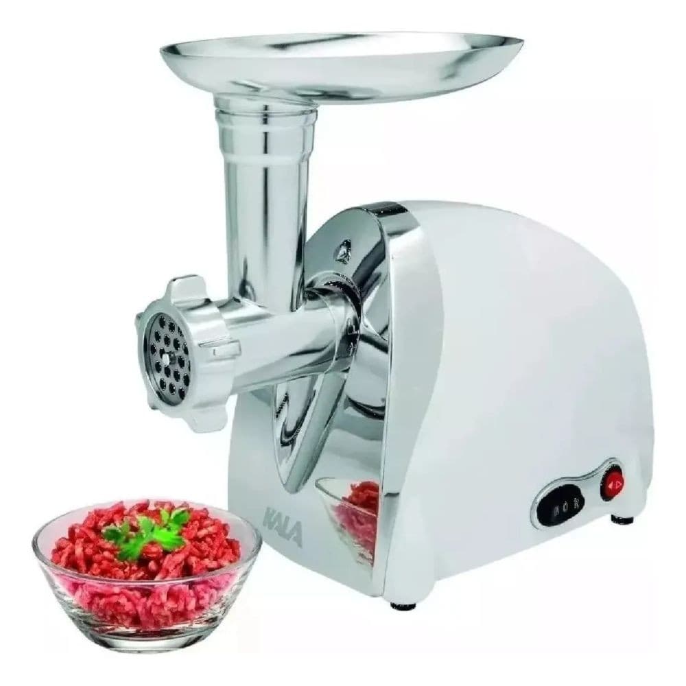 Moedor de carne elétrico Kala 500w 127v em aço inoxidável