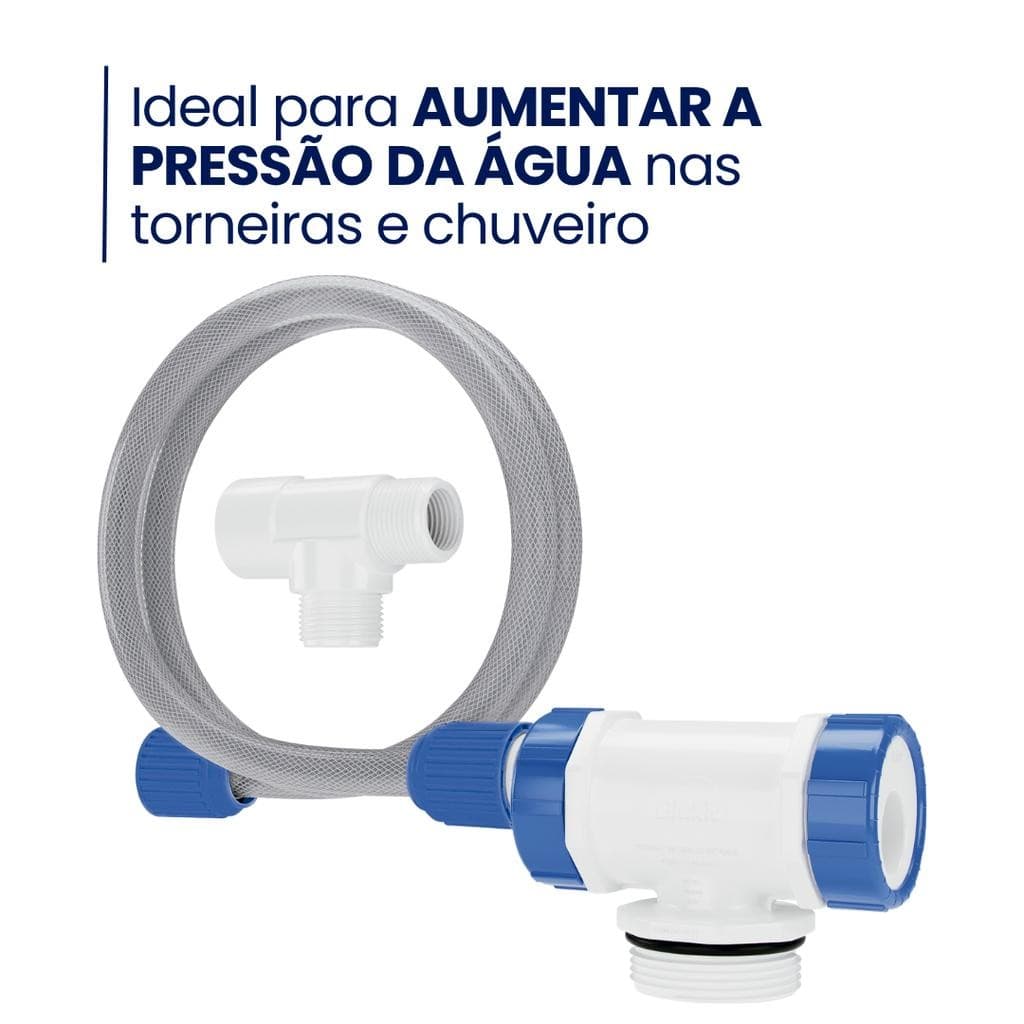 Válvula alternadora de pressão Blukit para aumentar a pressão da água em torneiras e chuveiro