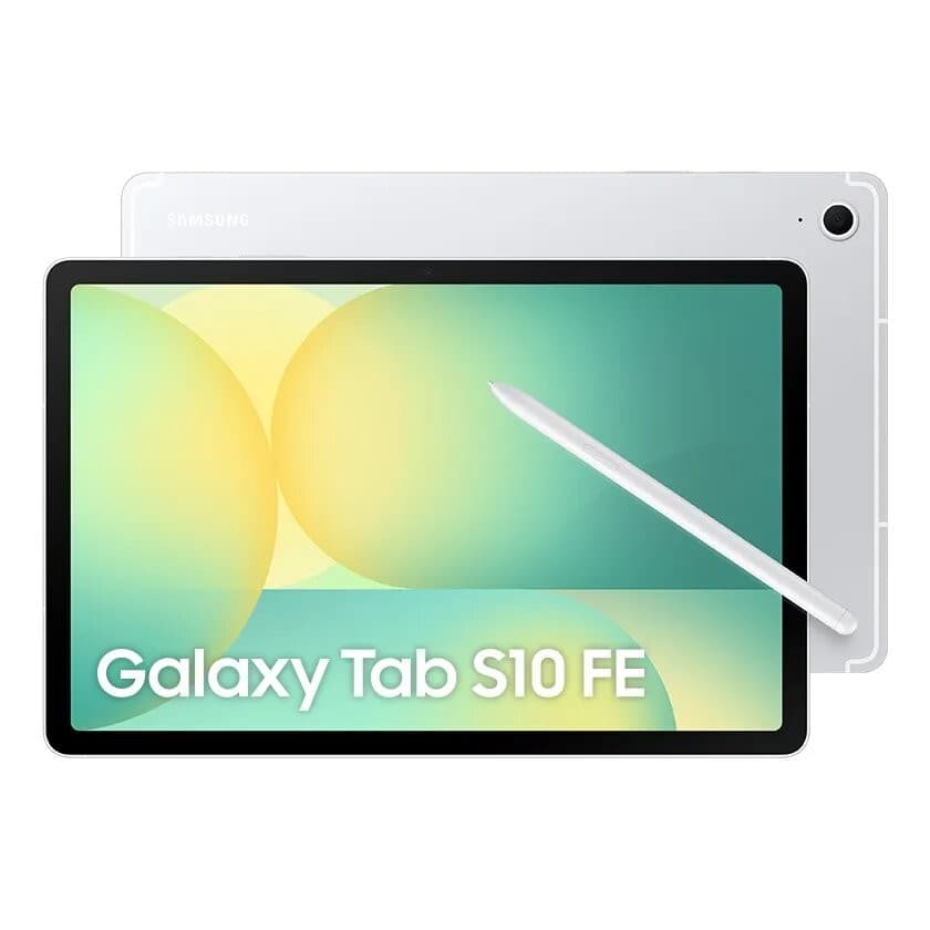 Tablet Samsung Galaxy Tab S10 FE 128GB WiFi - Prata, com Caneta S Pen e Capa, RAM 8GB, Tela 10.9"