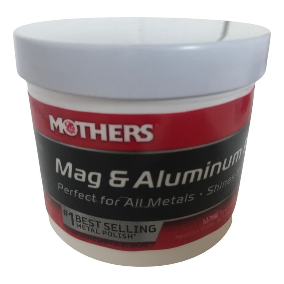 Polidor De Metal  Mag Aluminium Polisher Mothers 141g 6 Unidades metais e aluminio brilho proteção