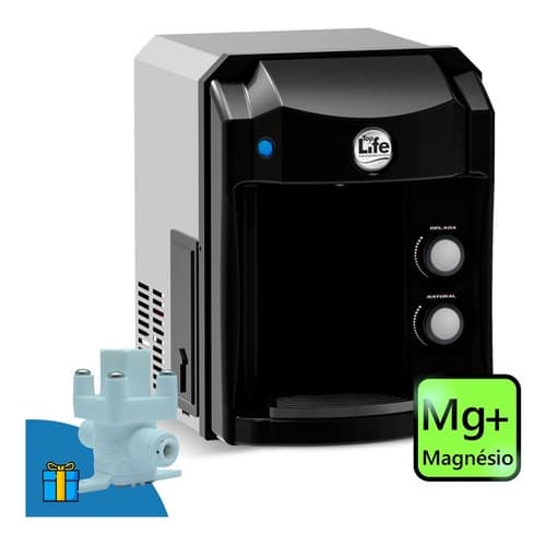 Purificador de Água Top Life com Mg+ Magnésio, brinde incluso