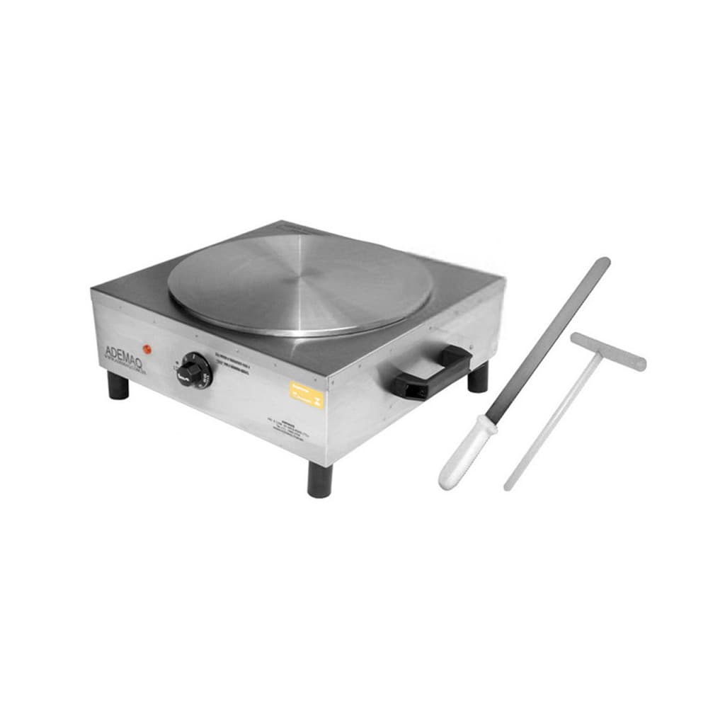 Máquina Crepe Francês Panquequeira Simples Elétrica Ademaq