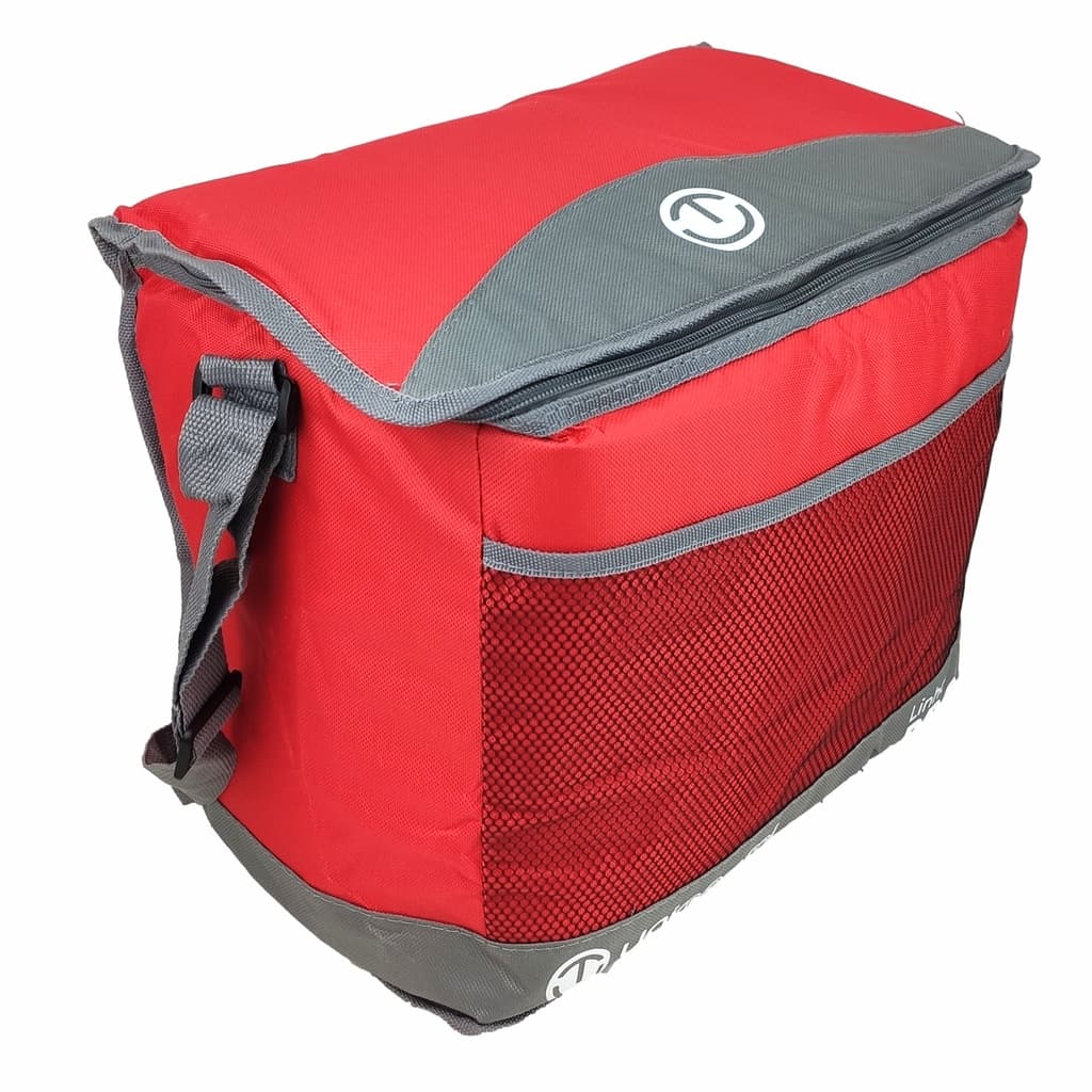 Caixa Térmica 24 Litros SoftCooler Com Alça Unitermi Isolante Bolsa Térmico 8mm 39 Latas Vermelho