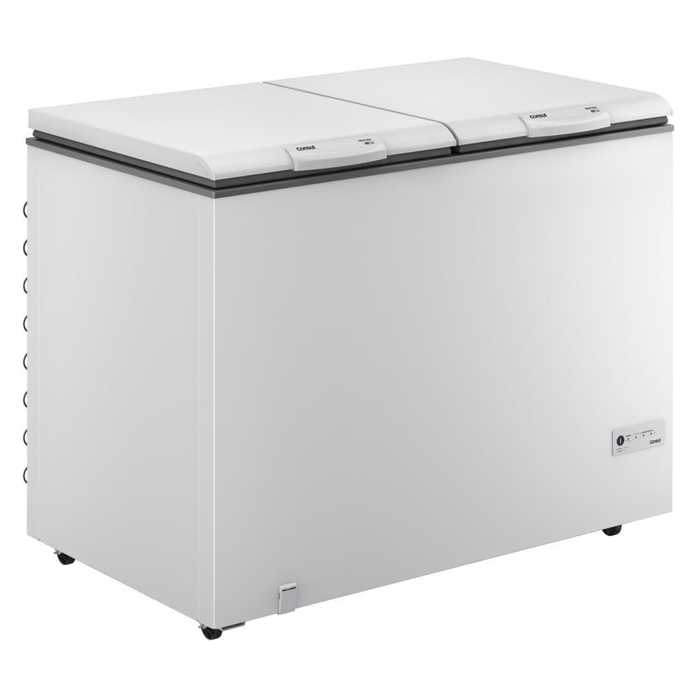 Freezer horizontal branco 414L 2 portas CHB42 Consul com controle de temperatura