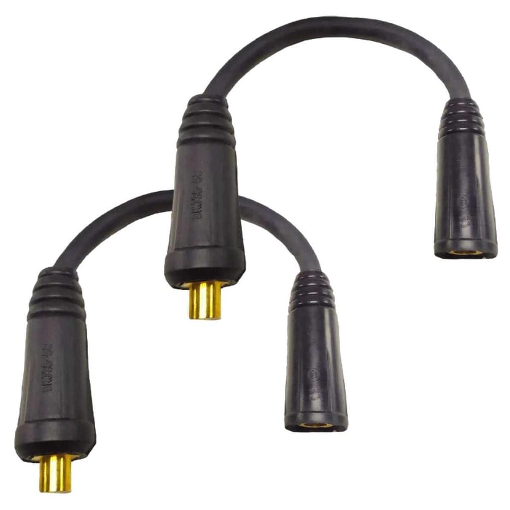 Kit 2un Adaptador para Conector Engate Rápido para Inversora de Solda 13mm Para Engate Rápido 9mm