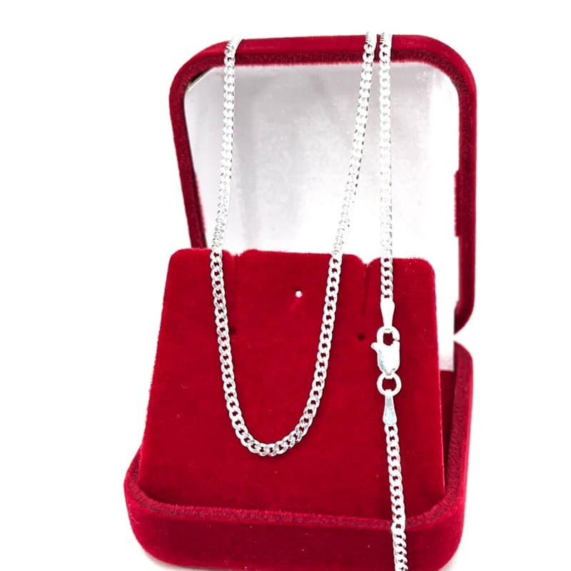 corrente cordão de  legítima Grumet 50cm 2.2mm Premium / Qualidade Le Bijoux banhado a prata Cordão Corrente Colar Banha