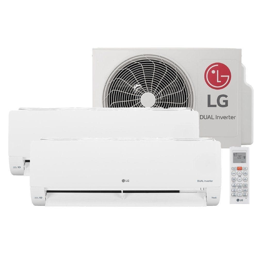 Ar-condicionado LG Dual Inverter Voice +AI Bi-Split 16.000 BTU branco
