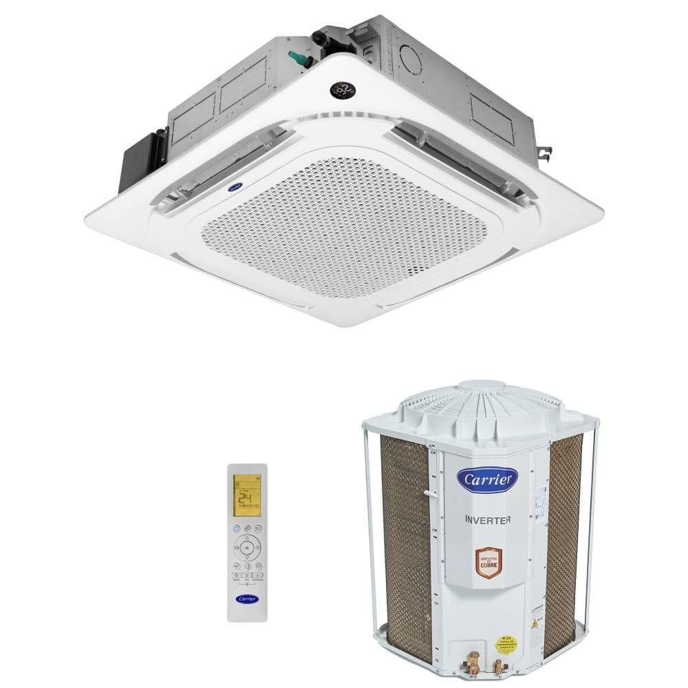 Ar Condicionado Split Cassete Carrier 4 Vias 28000 BTUS Frio Inverter 220V