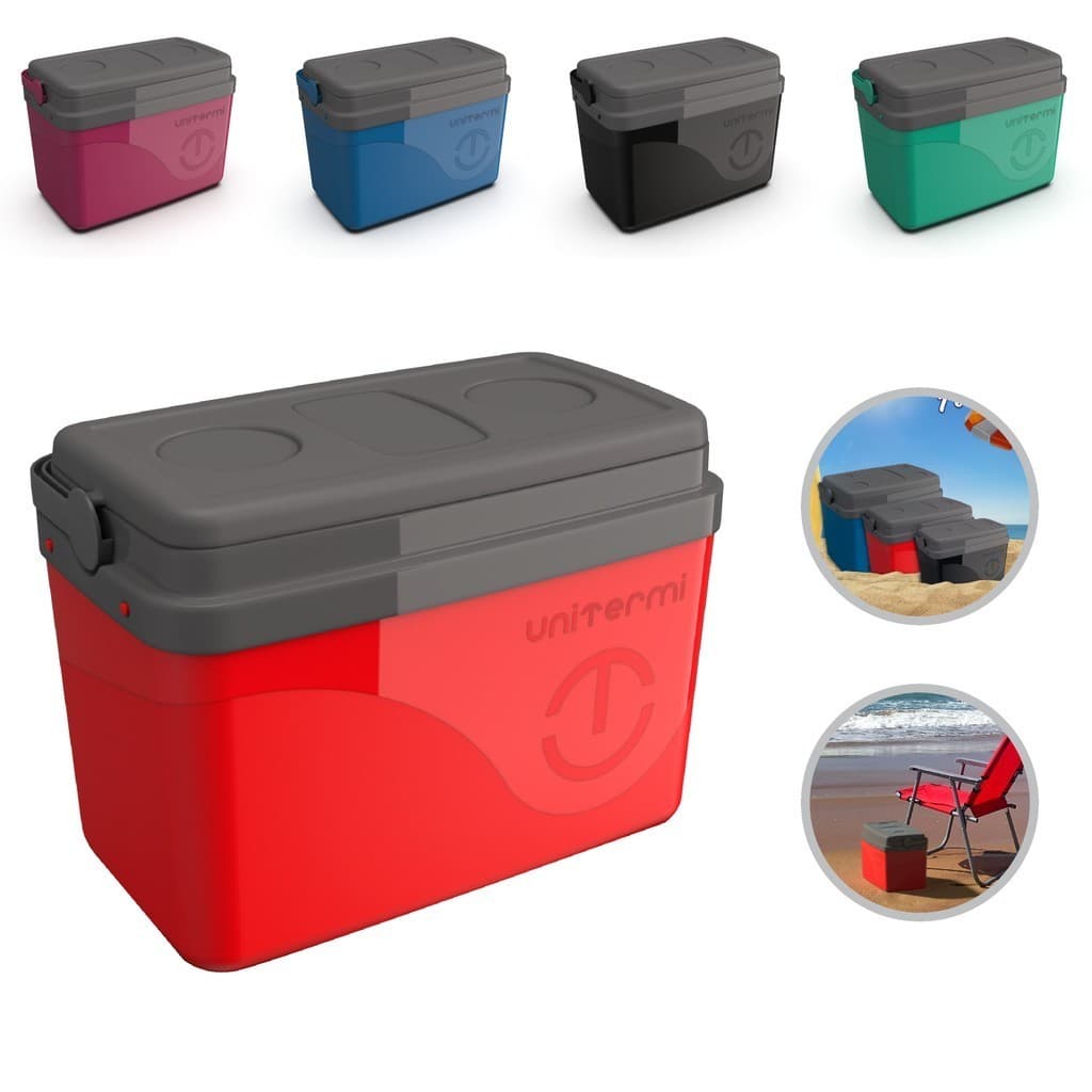 Caixa Térmica Cooler C/ Alça 15 Litros Praia Compacto Pesca Média com Alça - Unitermi