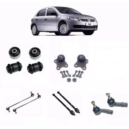 Kit Bucha Bandeja Axial Bieleta Pivo Terminal Gol G5 G6 G7 Kit Bucha Bandeja Axial Bieleta Pivo Terminal Gol G5 G6