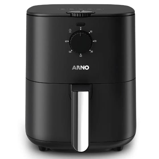 Fritadeira Elétrica Arno 3.5L 1280W com Timer, Preto, 127V