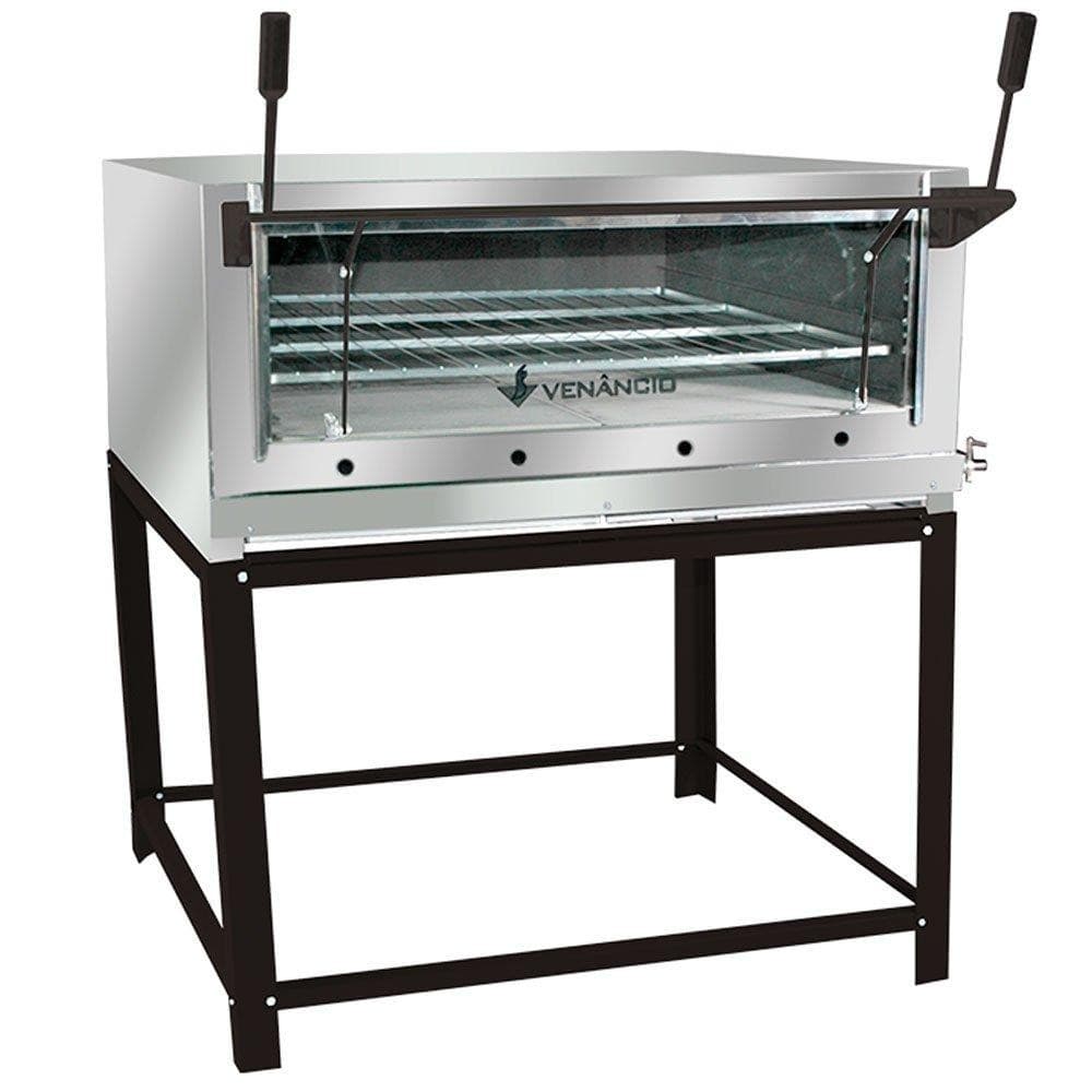 Forno a Gás  Industrial em Inox 10.910kcal/h. Venancio