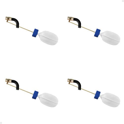 KIT 4 TORNEIRA BOIA PASSAGEM PLENA 3/4 TIPO ESFERA REGISTRO