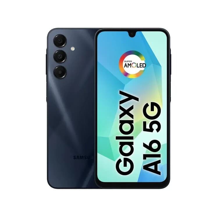 Smartphone Samsung Galaxy A16 5G 128GB Azul Escuro com Câmera Tripla