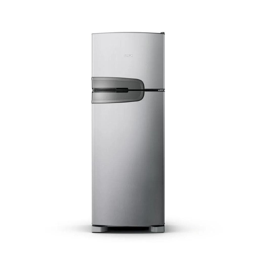 Geladeira Consul Frost Free Duplex 340 litros Evox com Prateleiras Altura Flex CRM39AK -220V