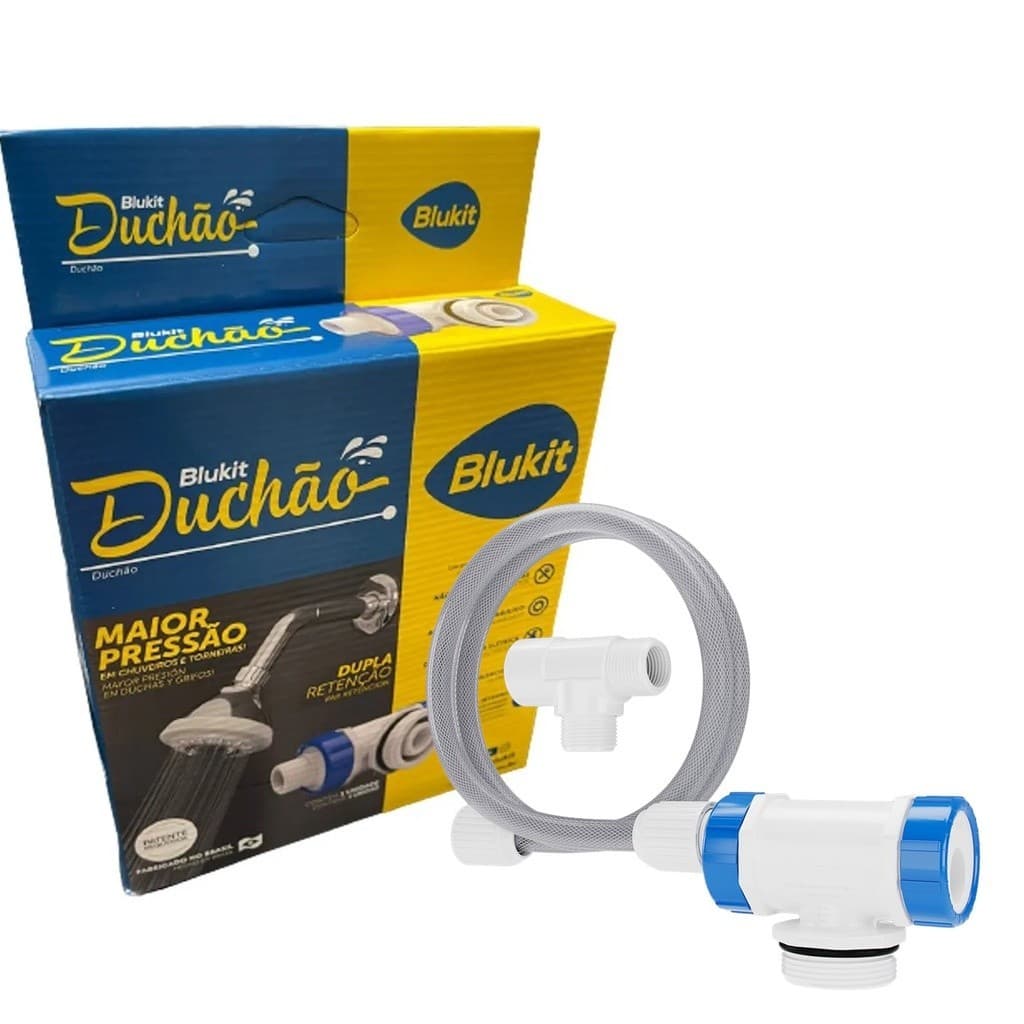 Kit Válvula de Transferência de Pressão Alternadora para Caixa D'água Blukit com Caixa e Mangueira